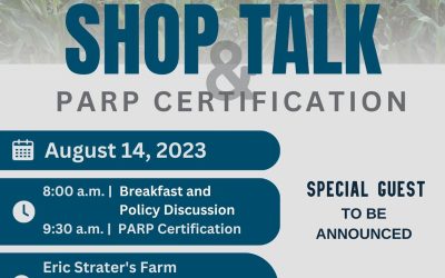 Aug 14th Shop Talk and PARP Certification
