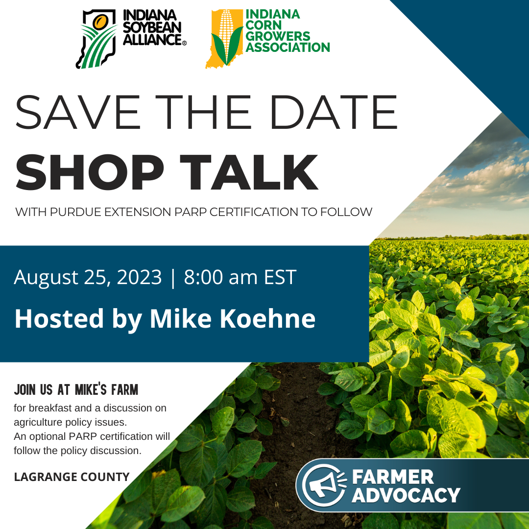 August 25th Shop Talk and PARP Certification