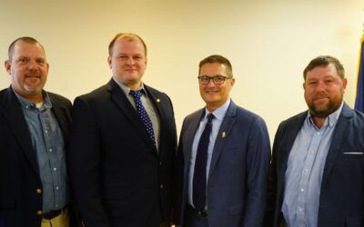 Image shows the new executive committee of the Indiana Corn Growers Association